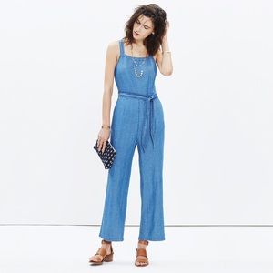 Madewell chambray denim jumpsuit size 6